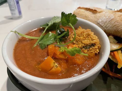 Gazpacho  at Rüt in Spokane
