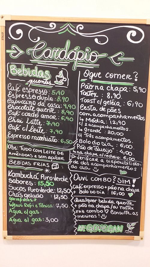 Cardápio out/2019 at Hera Veggie in Sao Paulo