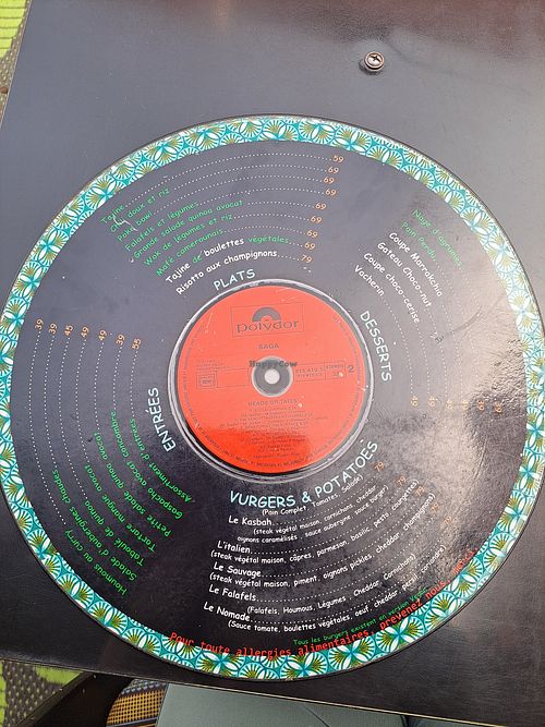 French menu at Broc The Kasbah in Marrakech