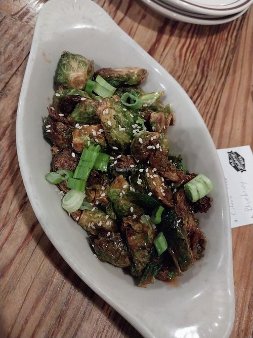 brussels sprouts at The Old Bakery Beer Company in Alton