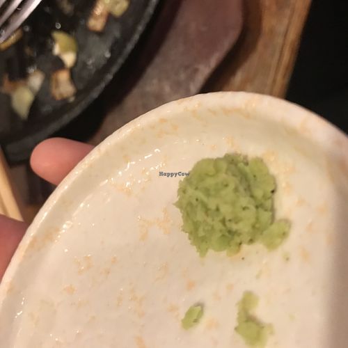 Close up of the wasabi. It is so good!  at Gotoku-tei in Nagano