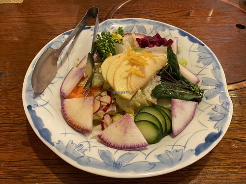 Salad at Gotoku-tei in Nagano