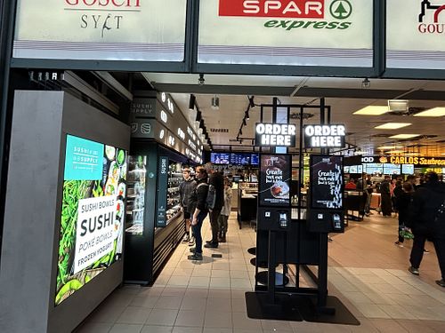 Front side of the shop  at Sushi Supply in Hamburg