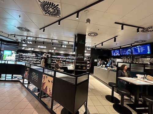 Inside the restaurant   at Sushi Supply in Hamburg