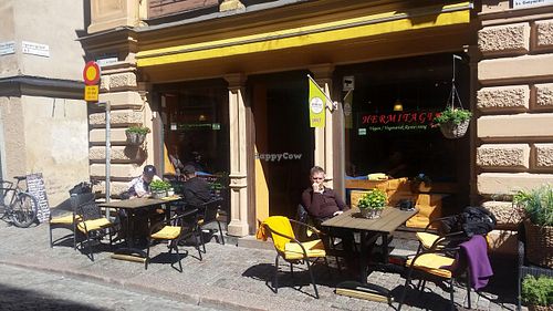 outside at Hermitage in Stockholm