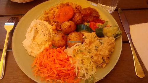 Buffet of the day at Hermitage in Stockholm