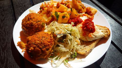 Buffet plate at Hermitage in Stockholm