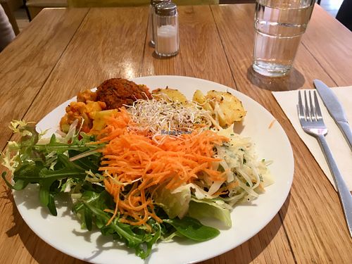 Buffet lunch plate  at Hermitage in Stockholm