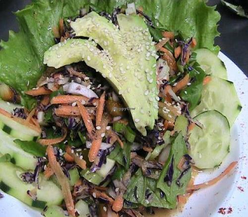 Thai Salad at Oasis Restaurant and Bar in Escazu