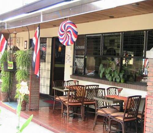 Front tables at Oasis at Oasis Restaurant and Bar in Escazu