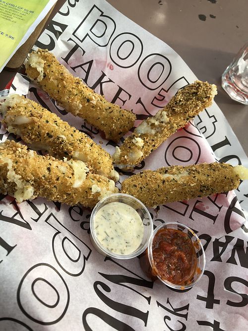 Cheese fingers at SunLight Lounge in Amsterdam