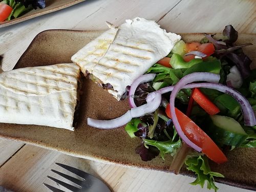 Black bean burrito at Coffee Bothy in Golspie