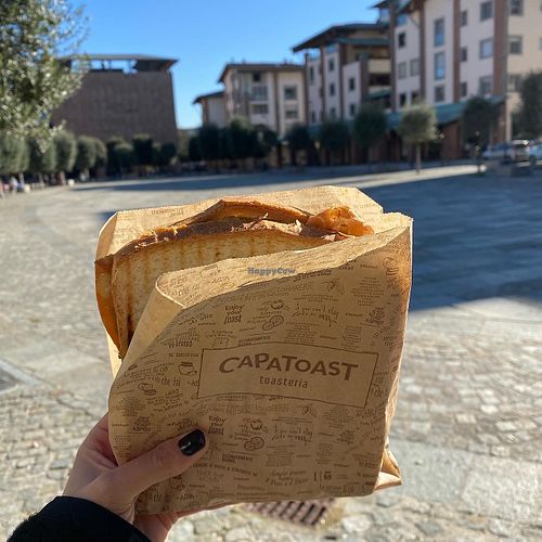 Veganuary toast at Capatoast in Florence