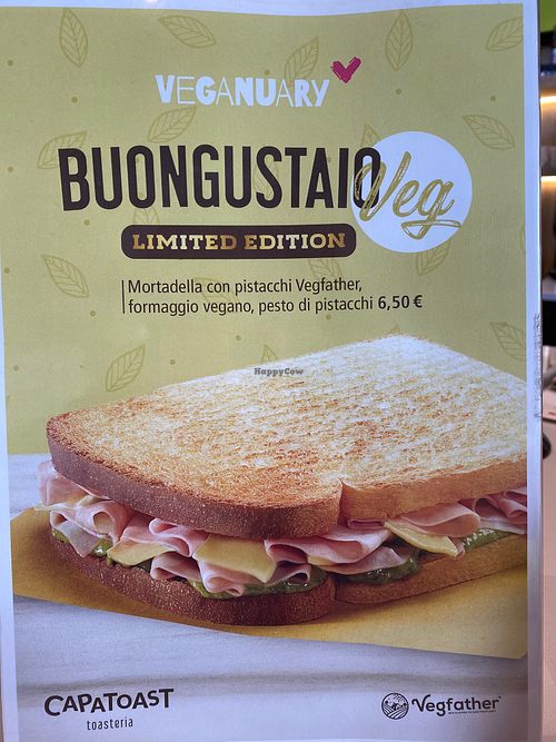 Veganuary Toast at Capatoast in Florence