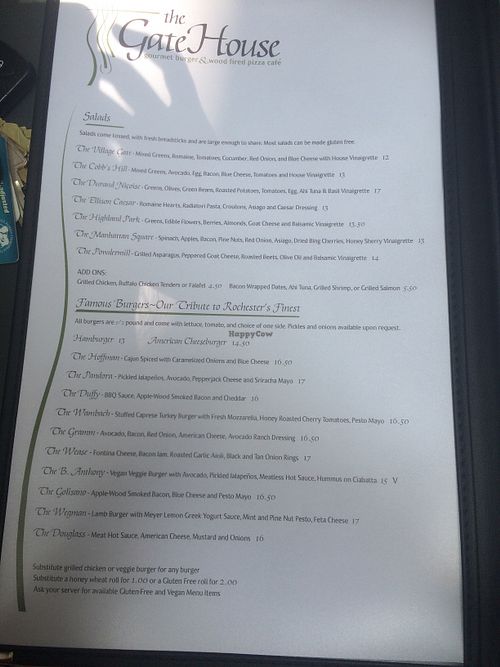 The Gate House Rochester New York Restaurant HappyCow