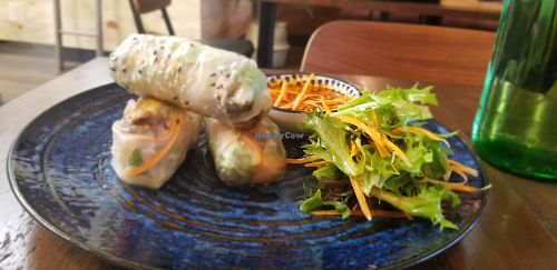 Cold rolls at Lotus Thai in Launceston