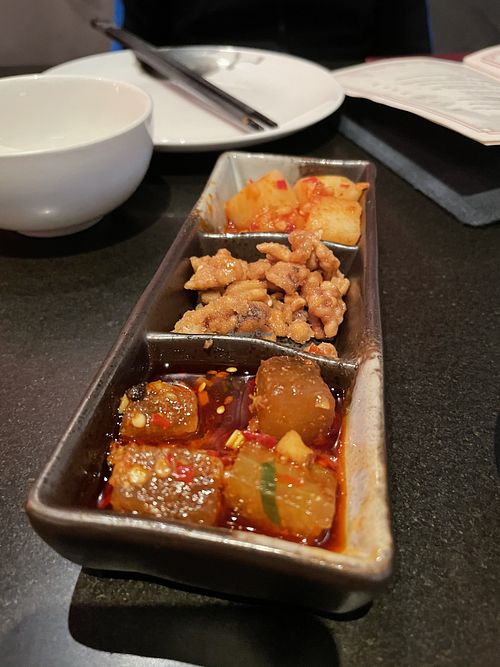 Appetiser  at Qi - House of Sichuan in Hong Kong Island