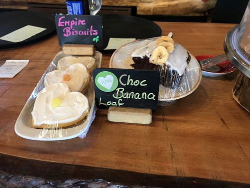 Vegan cake at Stacks Coffee House and Bistro in Wick