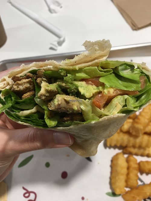 Santa Fe Chick'n Wrap at Daily Veg in Wilmington