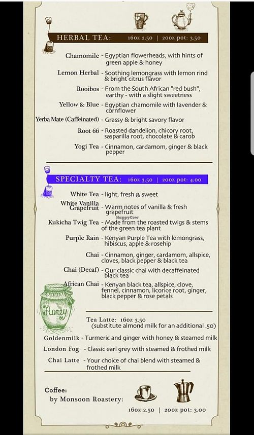 Specialty Teas & Herbal Teas at Tea & Tarts in Bangor