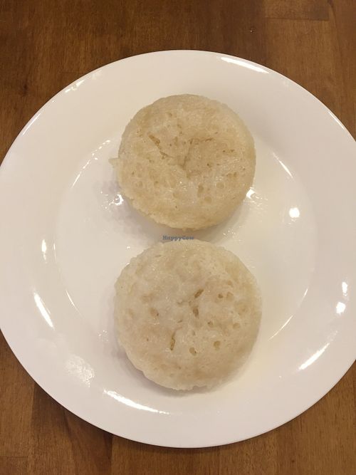 Banh bo (steamed coconut & yeast cake) at Saigon House in Helsinki