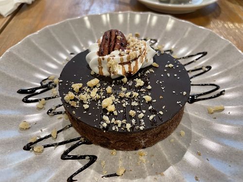 Banana rum chocolate tart   at YEARS 素年 in Kowloon