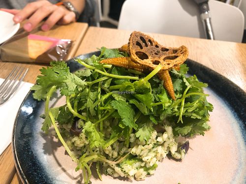 Cilantro risotto at YEARS 素年 in Kowloon