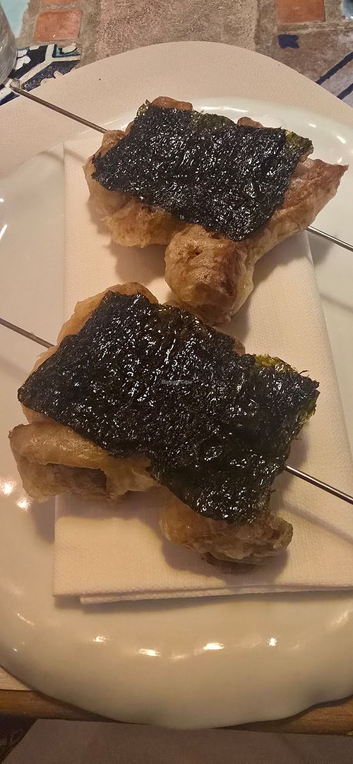 Cardoncello in tempura at Capra e Cavoli in Milan