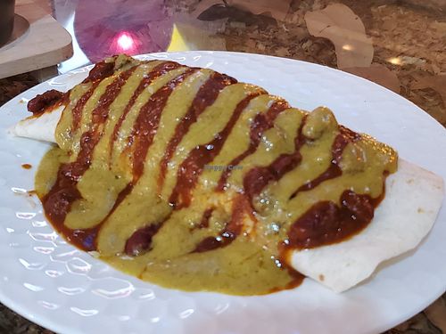 Red bean burrito at Ashoka Vegan in Koh Phangan