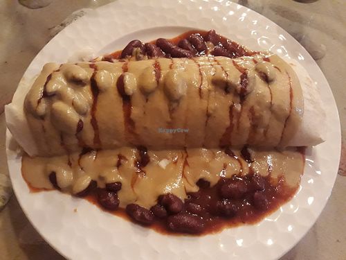 Red bean burrito at Ashoka Vegan in Koh Phangan