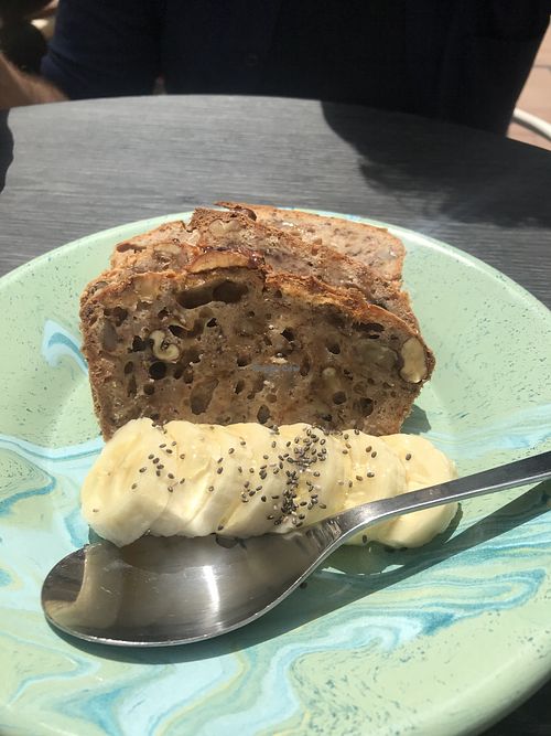 Vegan banana bread  at Noväa Social Food in Cannes