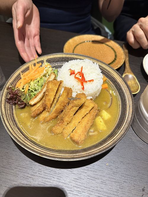 katsu curry  at Suissi Vegan Kitchen  in Glasgow