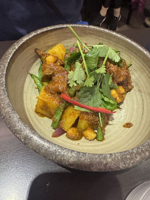Lions mane rendang   at Suissi Vegan Kitchen  in Glasgow