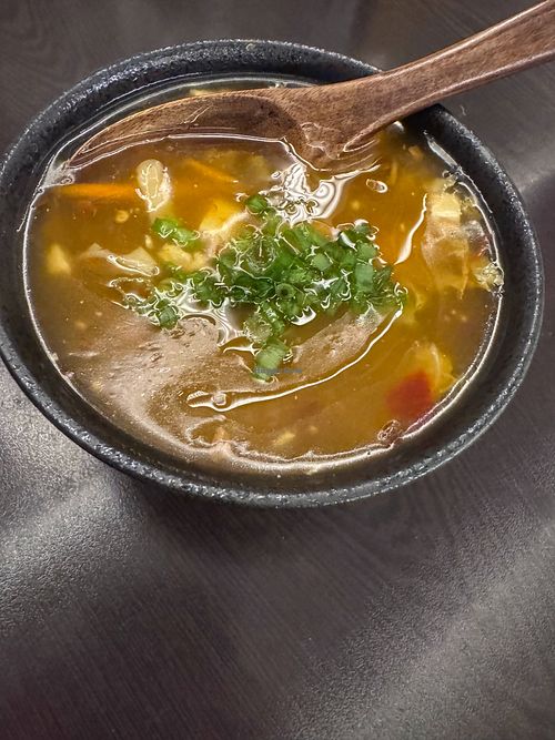 Hot & sour  at Suissi Vegan Kitchen  in Glasgow