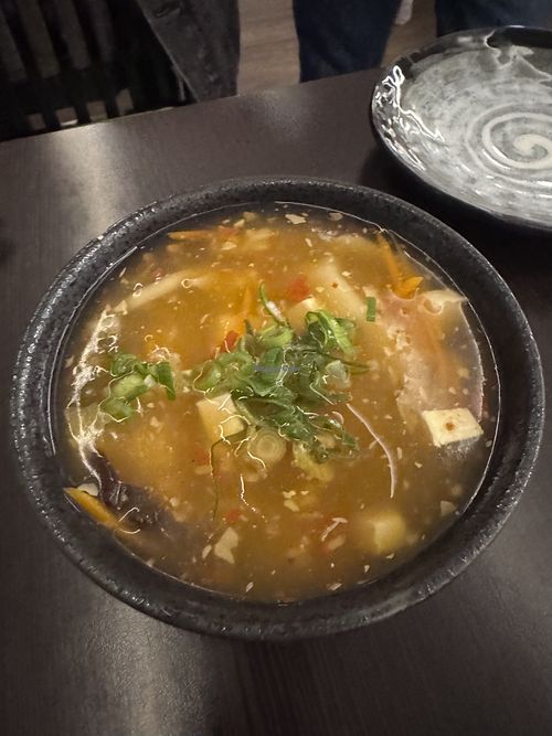 Hot & sour   at Suissi Vegan Kitchen  in Glasgow