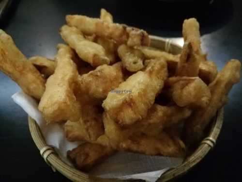 Sweet potato fries at Suissi Vegan Kitchen  in Glasgow