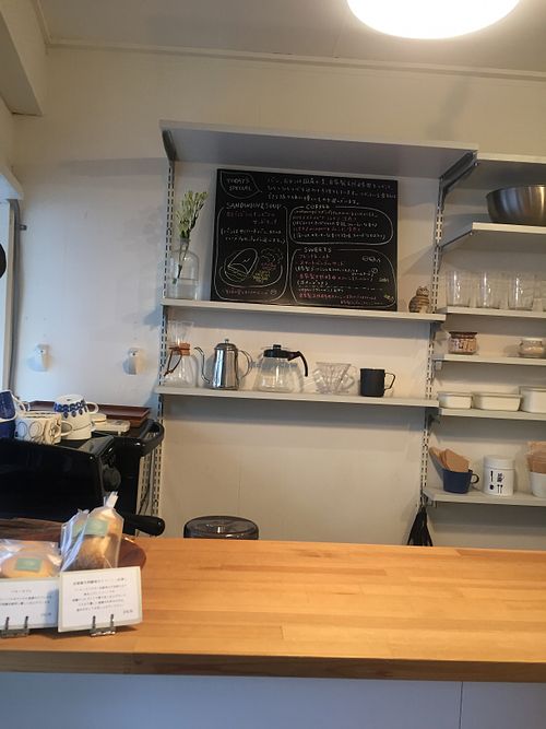 Cozy interior  at Giving Tree Cafe  in Osaka