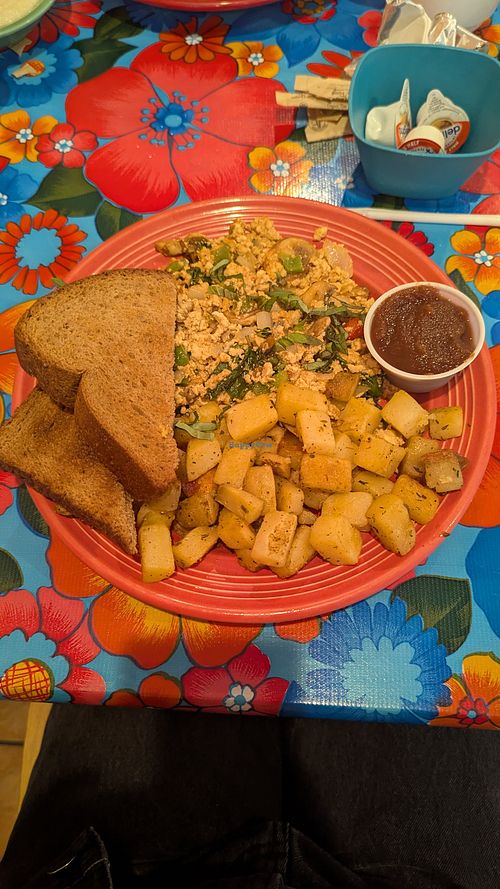 Tofu scramble at Flying Biscuit Cafe in Peachtree City