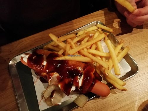 Vegan dog at Frankie & Benny's - Fort Shopping in Glasgow