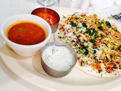 Woodland Veg Uthappam at Woodlands in Artesia