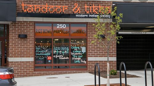 Store front at Tandoor & Tikka in Bloomington