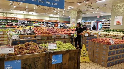 Fresh produce at Whole Foods Market in Beverly Hills