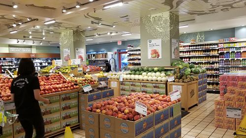 Fresh produce at Whole Foods Market in Beverly Hills