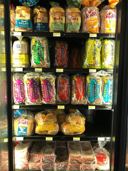gluten free and regular organic bread, tortillas, muffins at Sunrise in Valparaiso