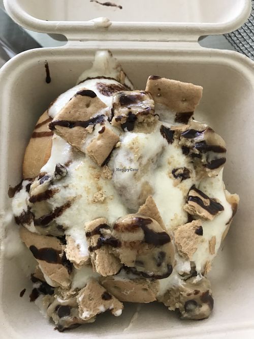 Cookie dough cheesecake  at Cinnaholic in Pearland