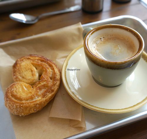 Coffee + palmier at Mōpa in Paris