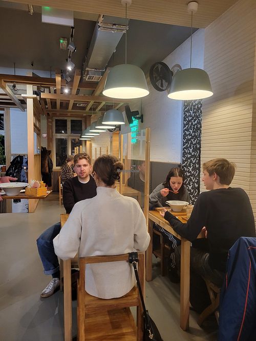 Inside at Uki Green in Warsaw