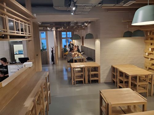 Inside at Uki Green in Warsaw