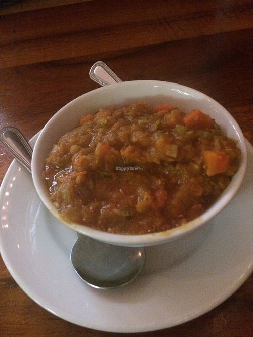Soup of the Day - Lentil Vege (GF and vegan) at Follow Your Heart Market & Cafe in Canoga Park