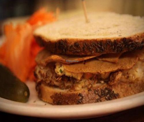 Vegan Reuben at Follow Your Heart Market & Cafe in Canoga Park